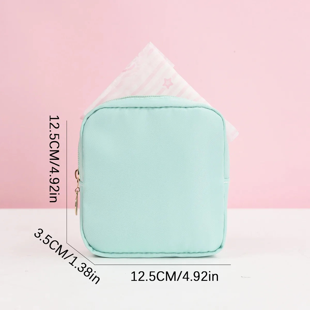 sac main moderne minimaliste vert pastel noir rose blanc beige violet fermeture glissière polyestère