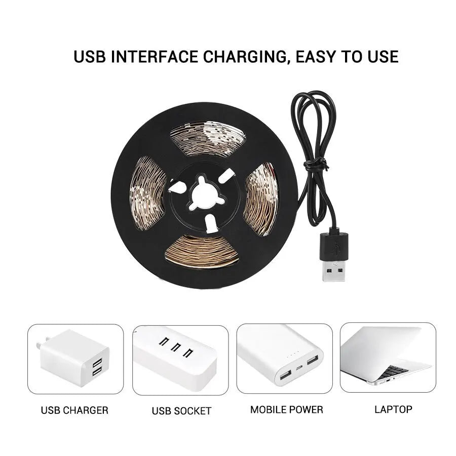 ruban led flexible rose blanc croissance plante usb alimentation 12v 5v 1m 2m 3m