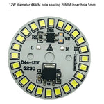 ampoule led circulaire diodes blanc moderne technologie spot downlight plafonnier lumière intérieure facile composants
