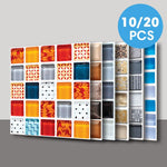 carreaux mosaïque adhésifs modernes 20x20cm imperméables antimoisissures résistants feu 10 feuilles