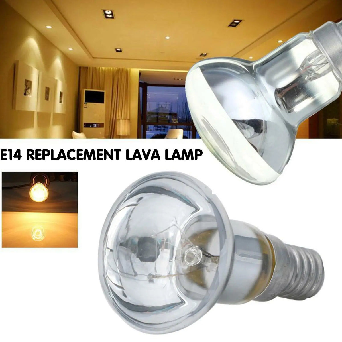 ampoule e14 transparente moderne filament décorative incandescente 90 260v flux lumineux vis fixation