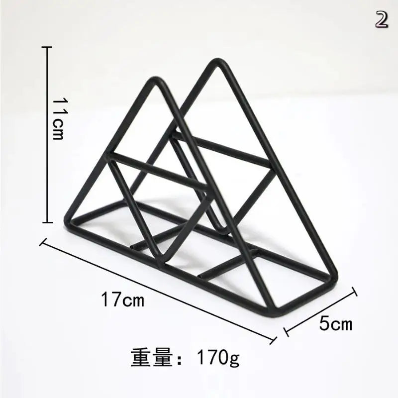 porte serviettes moderne noir blanc papillon papier opacité décoratif tiroir rangement organisateur table manger