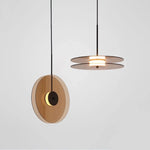 Lampe de chevet suspendue design scandinave métal noir éclairage LED