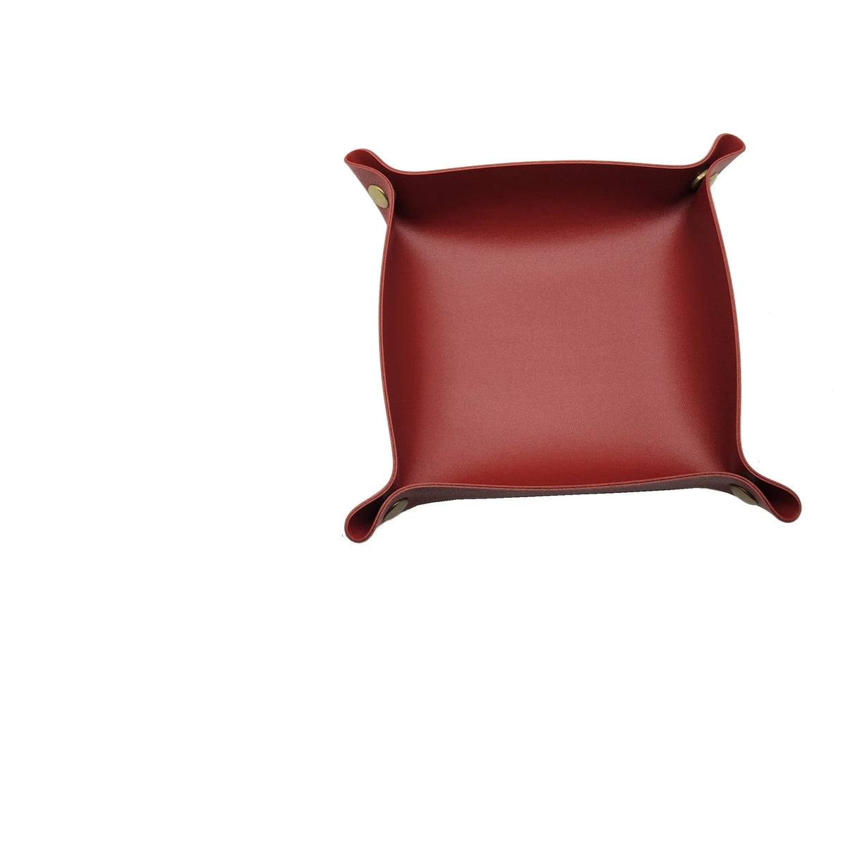 plateau bijoux simili cuir rose pâle dorés moderne 15cm 15cm rangement cosmétiques rechargeableversible