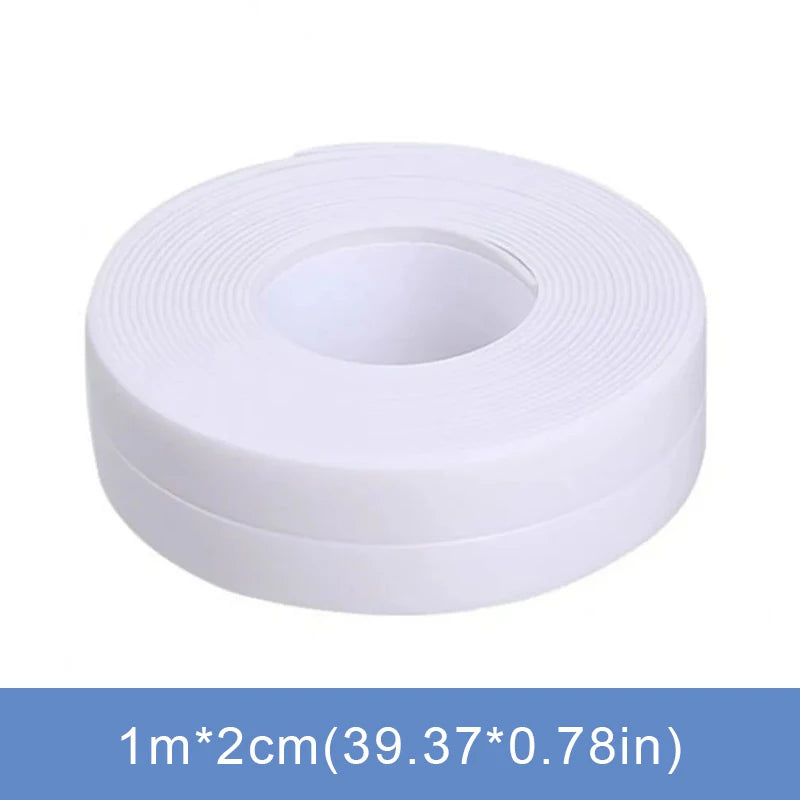 bande étanchéité autoadhésive résistante eau blanc gris moderne minimaliste carreaux veinés ciseaux