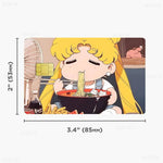 étiquettes carte bancaire stickers dessins animés personnages mignons adhésifs réutilisables waterproof classiques cartes credit