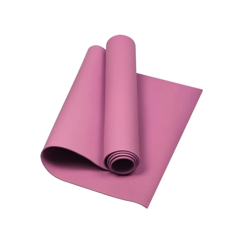 tapis yoga violet rose noir moderne antidérapant fitness gym pilates gymnastique sport portable