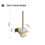 accessoires salle bain doré moderne porte serviettes support papier toilette porte savon vis montage
