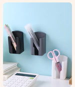 support mural blanc moderne télécommandes petits objets rangement multiple minimaliste fixations vis