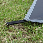 tapis camping imperméable gonflable piquets sac rangement noir moderne outdoor campagne ultraléger portableextérieur