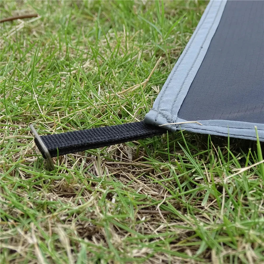 tapis camping imperméable gonflable piquets sac rangement noir moderne outdoor campagne ultraléger portableextérieur