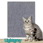 tapis grattage chat auto adhésif protecteur canapé mur tissu gris