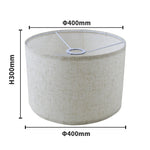 abat jour gris moderne toile lin lampes table facile assembler