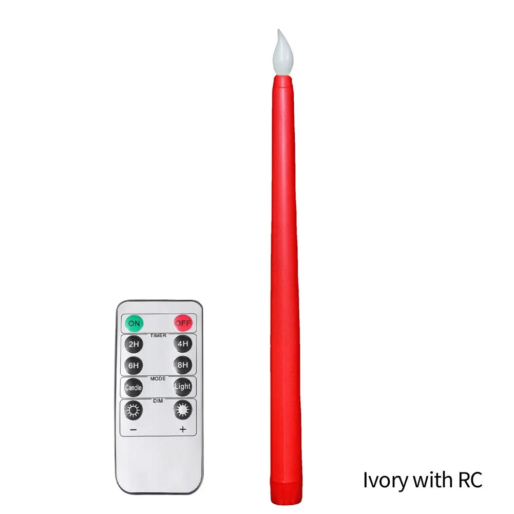 bougies led sans flamme télécommande blanc rouge vert marron beige moderne minimaliste