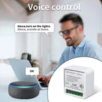 interrupteur mural sans fil blanc smart wifi rf 433mhz moderne minimaliste