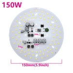 plaque led circulaire blanc matrice diodes smd 50w 80w 150w ac220v 240v