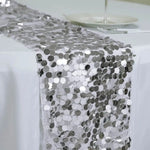 ruban table argent violet blanc rose or circulaires brillants décoratif festif opacité 30x274cm