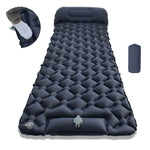 matelas gonflable camping pliant pompe main sac rangement oreiller randonnée