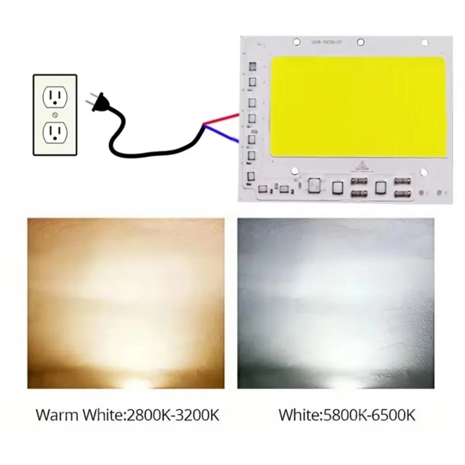 plaque led 100w 150w 200w blanc mat moderne source lumineuse encoche smart ic