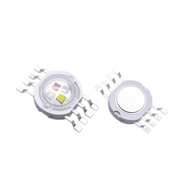 projecteur led haute puissance rgbw blanc moderne 12w 8pin diode transparente opaques 50pcs