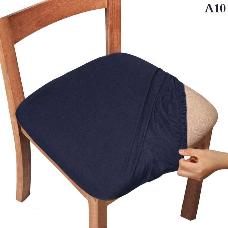housses chaise modernes élégantes uni gris bleu marine beige bordeaux vert foncé lavables