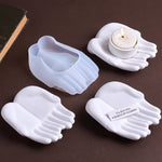 moule silicone main pied transparent deco minimaliste sculptural anneaux bougie encens