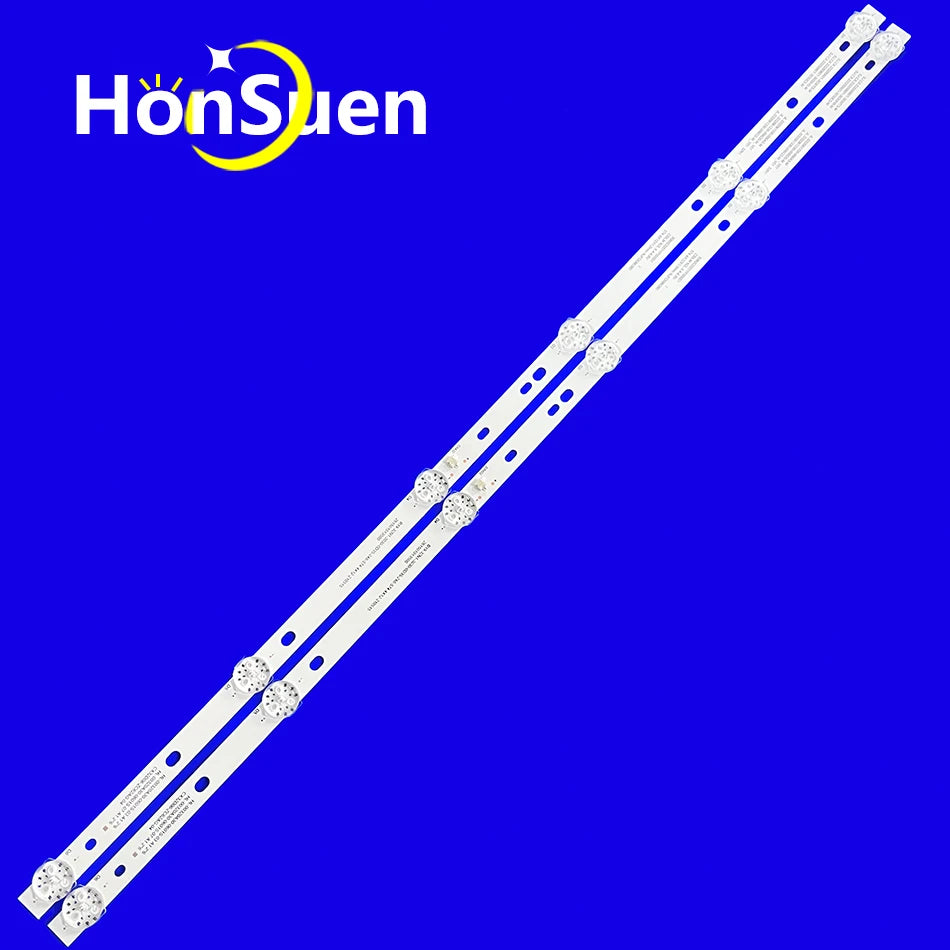 barre lumineuse led blanc moderne rondelles points noirs 6v 574mm 6led