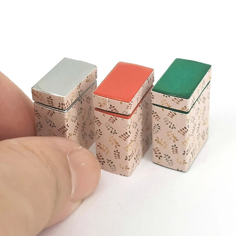boîtes bijoux imprimé floral doré beige vert rouge classique opacité métal