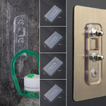 porte bouteille mural transparent moderne adhésif sans perçage utilisation multiple plat lisse fixeversible