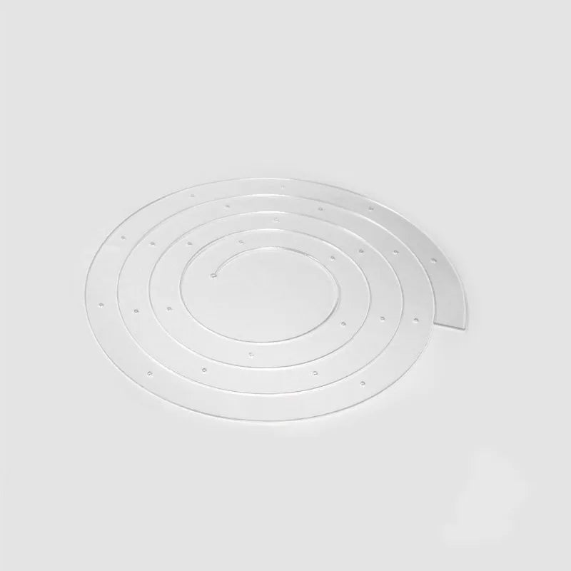 stand gâteaux spirale acrylique transparent décoration mariage anniversaire festival réutilisable pliable