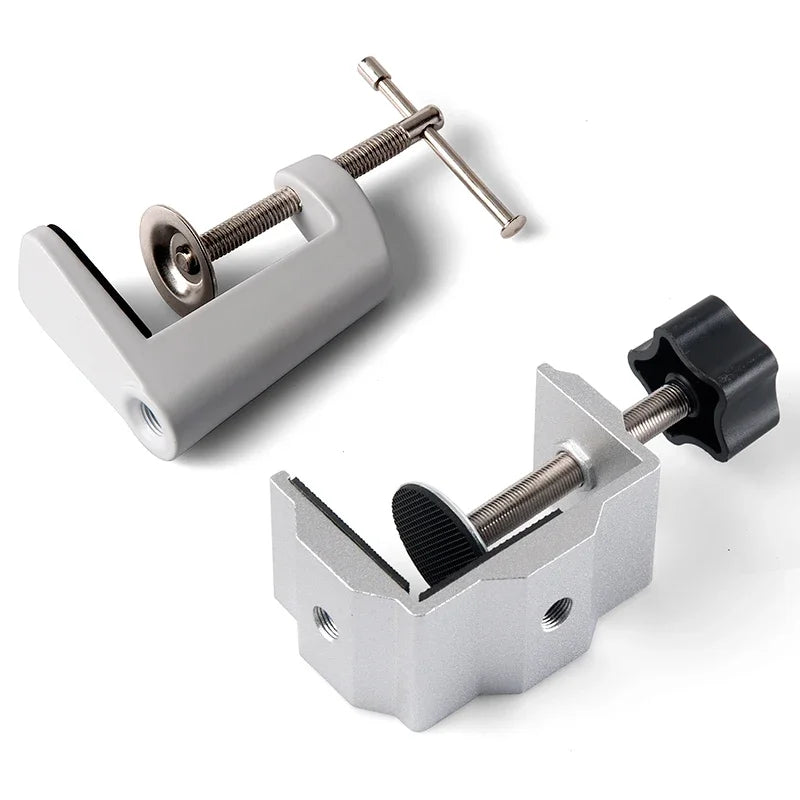 pinces modernes matériaux fer plastique finition chrome noir blanche vis serrage