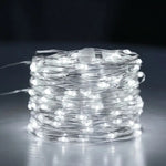 guirlande lumineuse solaire 20m 200led blanc chaud fil cuivre moderne certification ip65 ul rohs