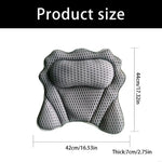 coussin bain blanc gris tissu petits points moderne crochet doux