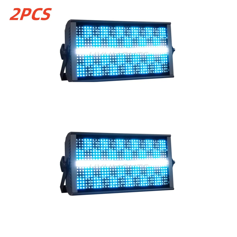 projecteur led rgbw 48 cloisons bleu rouge vert violet moderne dmx scène dj