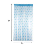 rideaux décoratifs bohèmes motifs cœurs tissu transparent romantique tringle rideaux