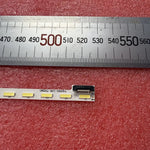 bande lumineuse led blanc rectangulaire diodes jaunes moderne connecteur noir 500mm aluminium