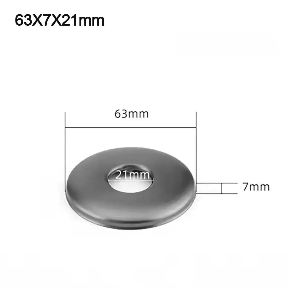 cache douche gris métallisé finition brossée moderne adhésif inoxydable résistant chaleur corrosion