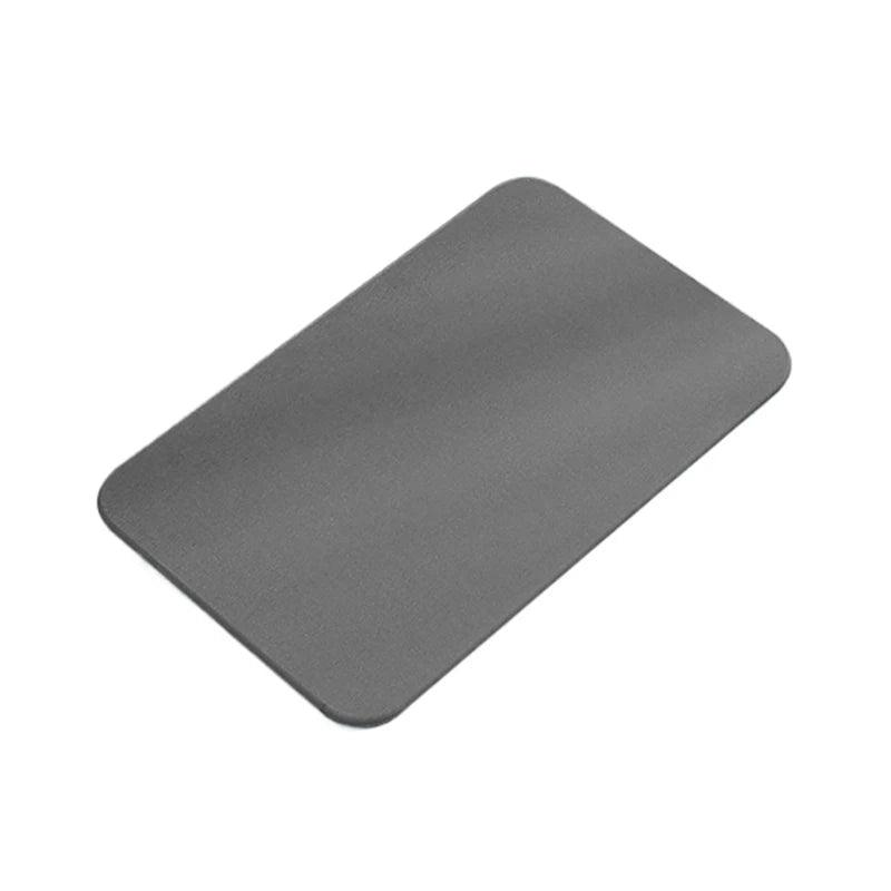 tapis sol gris moderne imprimé pieds antidérapant absorbant séchage rapide PVC