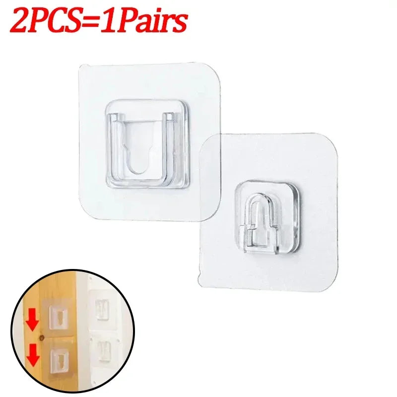adhésifs blancs multi usages 10 pièces organiseur moderne prise électrique support cuisine blanc