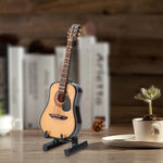 présentoir bois guitare miniature classique clips support etui pince decoration intérieure ornements artisanat