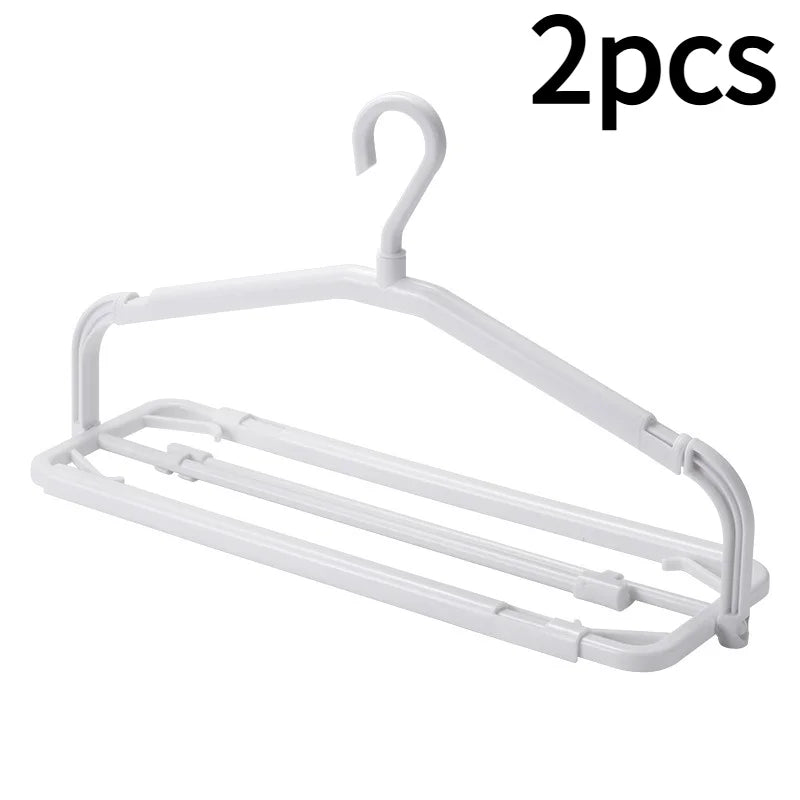 porte manteaux télescopiques blanc moderne minimaliste pinces intégrées accroche tringle 62cm multiple composants sans