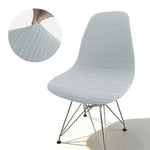 Housse chaise moderne rose clair rayures horizontales élasthanne polyester adjustable banquets mariage