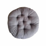 coussin chaise confortable moderne couleur unie épais doux polyester coton beige marron vert rouge
