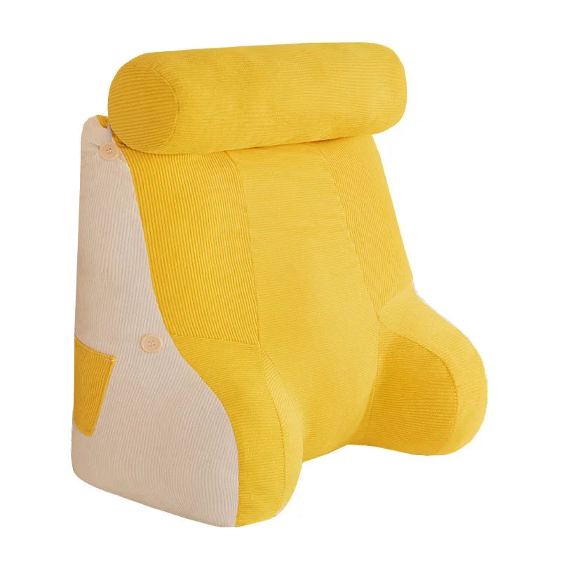 coussin soutien ergonomique moderne lavable vert rose gris bleu jaune pp coton polyester