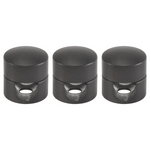 boucles fixation câbles noires vis modernes outil bricolage noir mat opaques