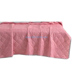 couverture polyestère moderne rose vert bleu motif géométrique opacité 200x230cm fixation
