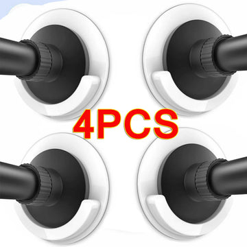 supports tringle douche adhésifs blanc noir lisses modernes pièces stickers vis chevilles
