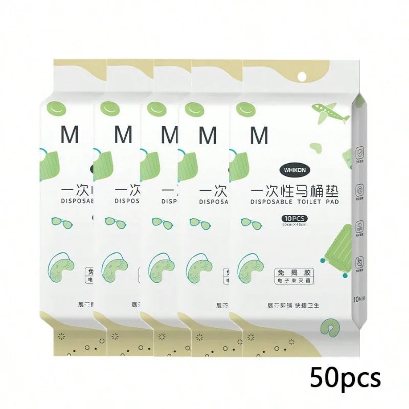 couvre siège toilette jetable blanc vert motif jouets moderne points adhésifs pack 10 20
