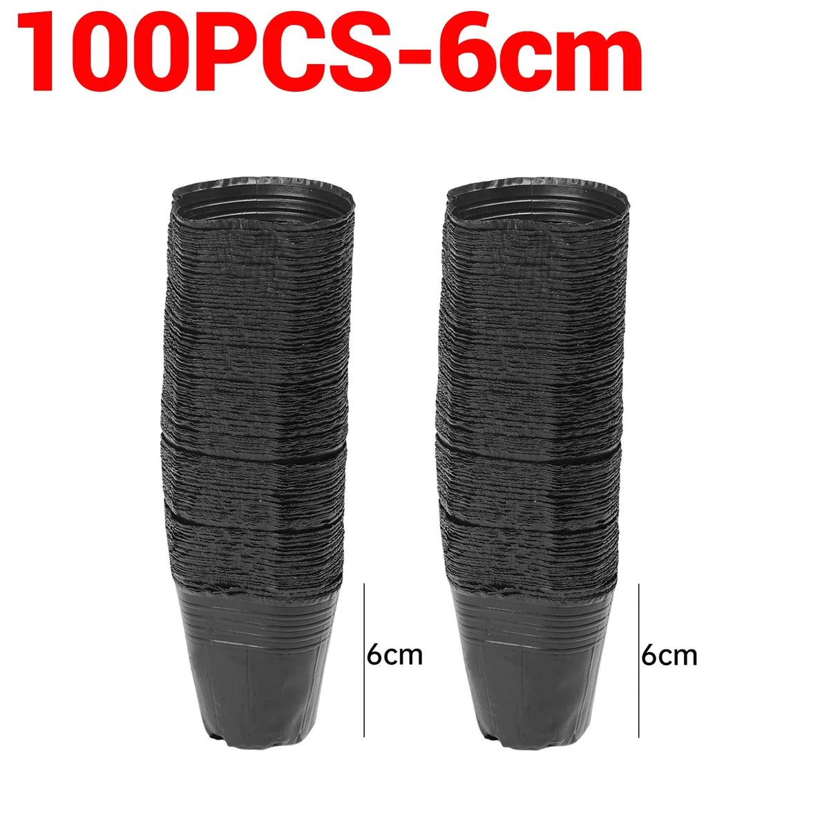 pots fleurs noirs opaques bacs pépinière plastique simples utilitaires plantes 13 10 cm