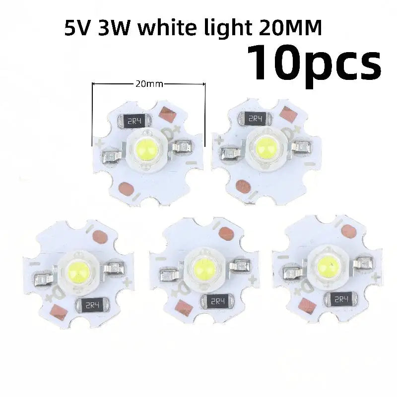 ampoules led 1w 3w 5v 12v blanc chaud circulaires modernes 16mm 20mm